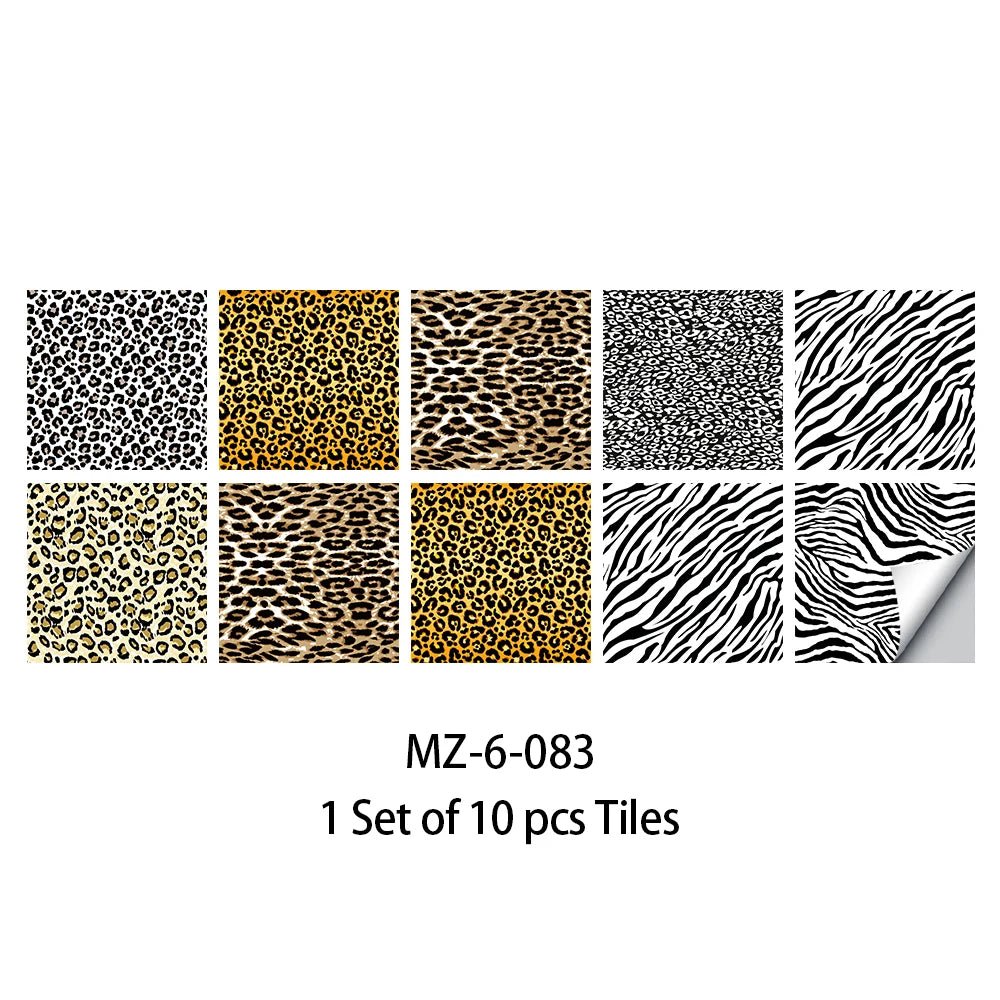 10 Miếng Dán Gạch Hoa Văn Cổ Điển Bề Mặt Mờ Chịu Mài Mòn - Daisan Store