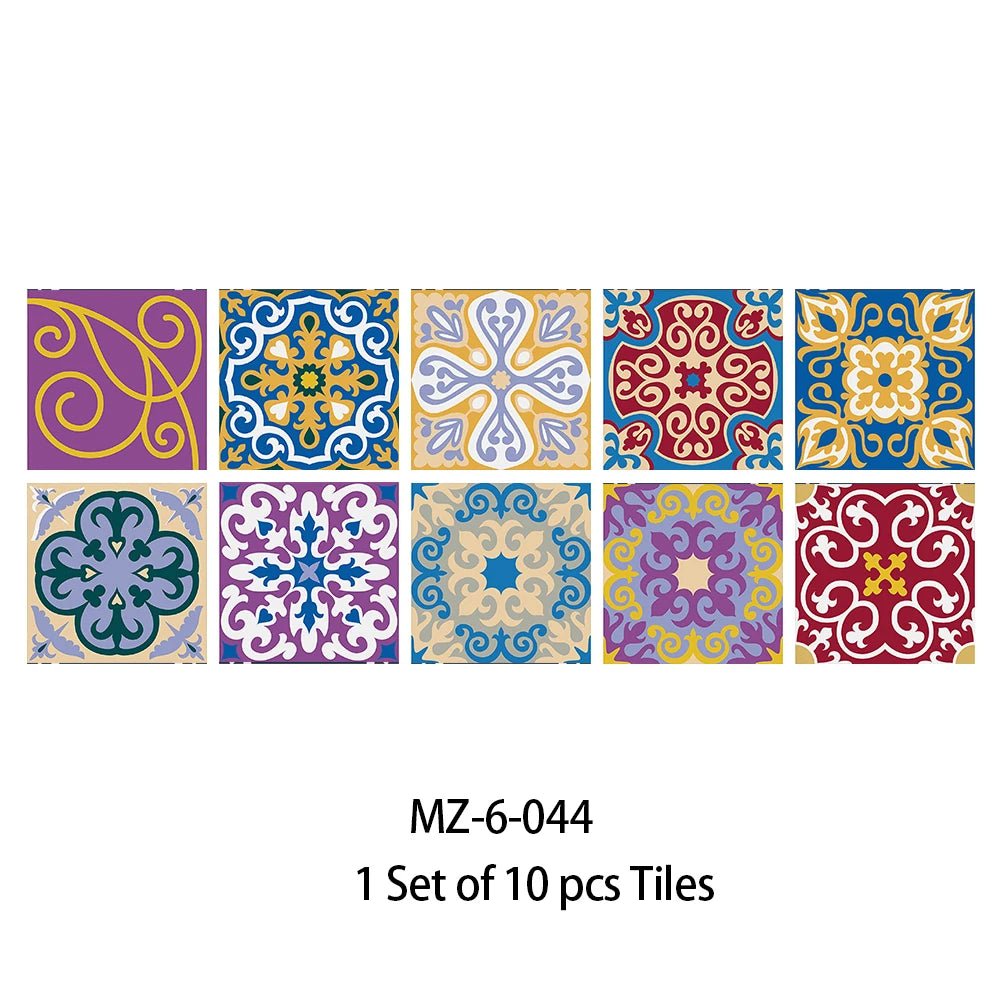 10 Miếng Dán Tường Nhám Màu Xanh Dương Xám Dán Gạch Sàn - Daisan Store