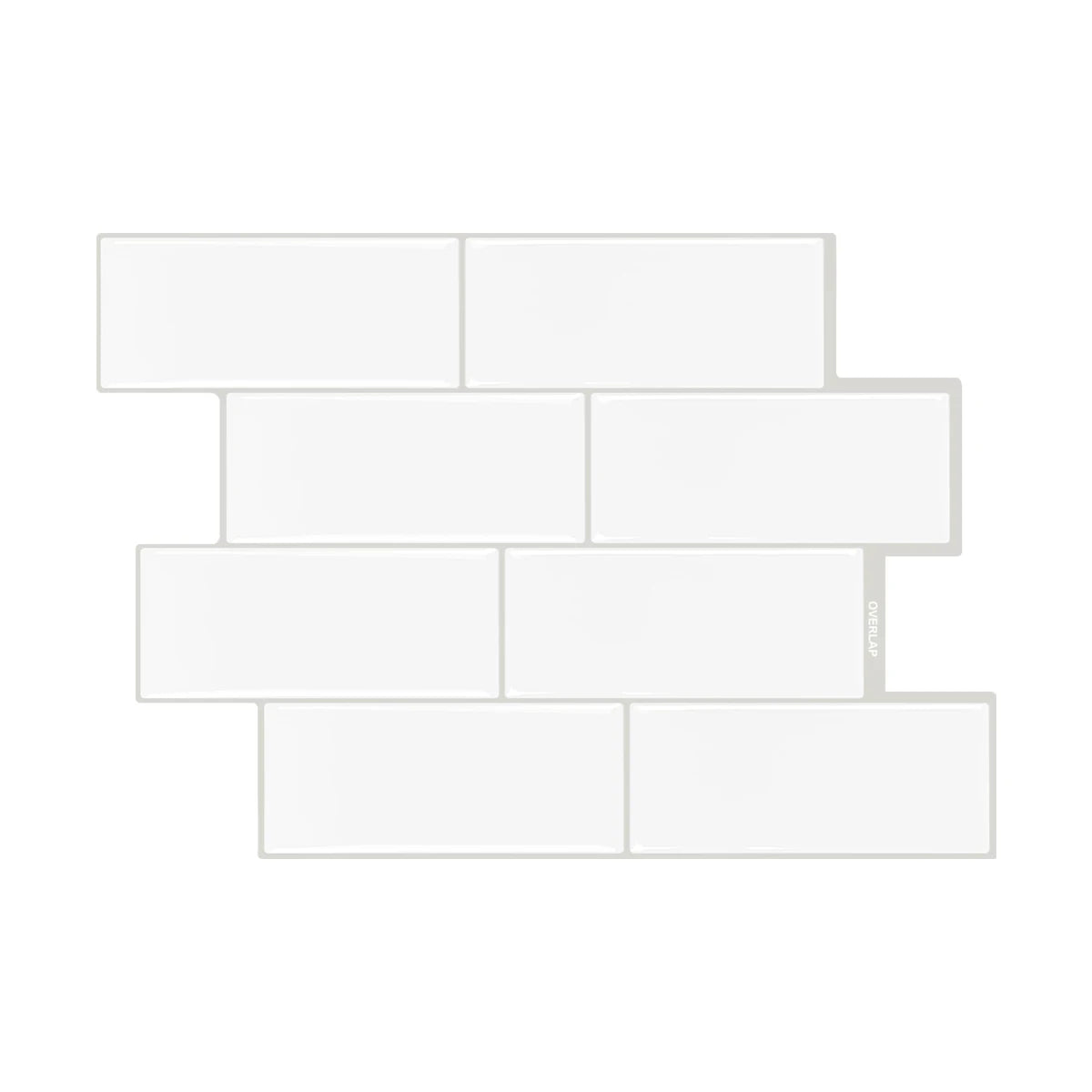 10 Tấm Gạch Subway Dán Tường Bếp Trang Trí Dính Dễ Dàng - Daisan Store