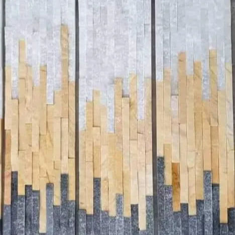 Gạch Mosaic Đá Cẩm Thạch Đa Sắc Màu Hiện Đại Từ Việt Nam Dành Cho Thiết Kế Tường Nội Thất Khách Sạn