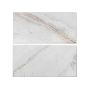 Gạch Đá Cẩm Thạch Trắng Glorious White 12x24 Tấm Lát Sàn