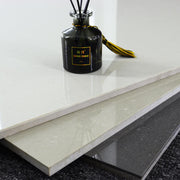 Gạch sứ tráng men bóng đồng chất và Gạch lát sàn xương sứ hai lớp