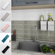 Gạch Ốp Tường Men Sứ Dễ Lau Chùi Màu Đen Trắng Be Dùng Cho Nhà Bếp Phòng Tắm Bồn Cầu Bồn Rửa Mặt