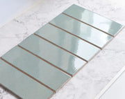 Gạch thẻ sứ tráng men hình chữ nhật 75x300mm ốp tường phòng tắm và bếp