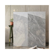 Gạch lát sàn Porcelain vân đá cẩm thạch Calacata Xám sang trọng, độ bóng cao 600x1200mm