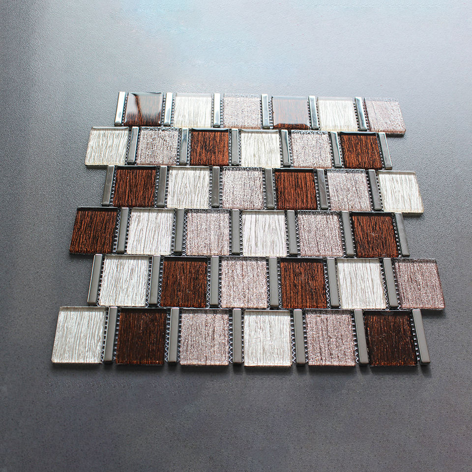 Giá sỉ Vật liệu mosaic kính màu chất lượng cao cho Gạch mosaic kính ốp tường nhà/phòng