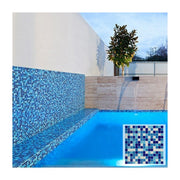 Gạch Mosaic Kính Nóng Chảy Màu Xanh Đại Dương Bán Chạy Từ Nhà Máy Dùng Lát Sàn Hồ Bơi, Sàn Và Tường Phòng Tắm