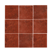 Ưu đãi Hot: Gạch ốp tường thủ công 15x15cm màu đỏ mờ phong cách mộc mạc, trang trí nghệ thuật cho phòng tắm, bếp và Khách sạn Resort