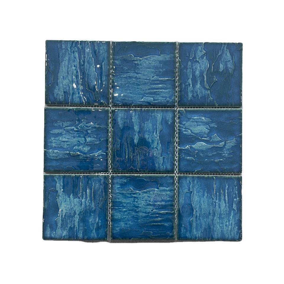 Gạch Mosaic Ceramic Bán Chạy, Gạch Mosaic Thủ Công, Gạch Mosaic Dán Lưới Lát Sàn Phòng Tắm