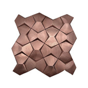 Gạch Mosaic Kim Loại 3D Màu Vàng Phong Cách Mới Phổ Biến Dành Cho Gạch Ốp Tường