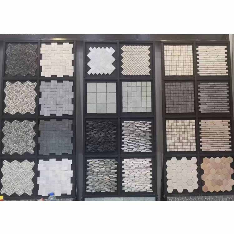 Gạch Ốp Tường Mosaic Tùy Chỉnh Thiết Kế Hiện Đại Đá Cẩm Thạch Tự Nhiên Trang Trí Nhà Cửa Cho Biệt Thự Giá Xuất Xưởng Sàn Gỗ Ốp Tường Nội Thất