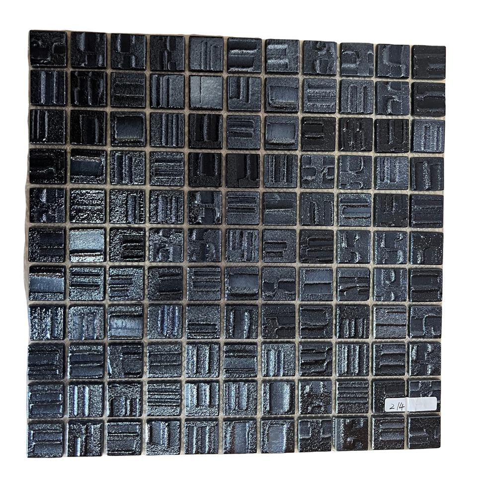 Gạch Mosaic Kính Nóng Chảy Hiện Đại Ốp Sàn Tường Phòng Tắm & Hồ Bơi