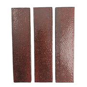 Gạch ốp tường tráng men thủ công đỏ ánh kim 240*65mm kiểu gạch xẻ, phong cách cổ điển cho biệt thự, khách sạn cổ kính