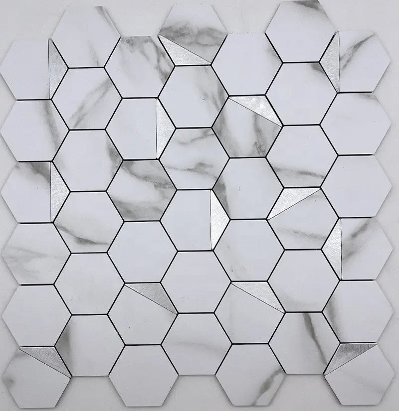 Gạch Dán Bếp Mosaic Lục Giác - Sỉ Từ Nhà Máy