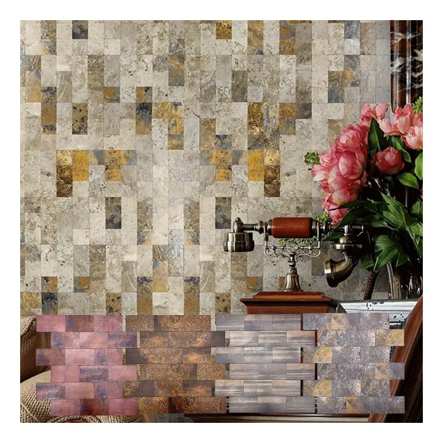 Gạch Ốp Tường Mosaic 3D Tự Dán cho Bếp/Phòng Tắm/Phòng Khách