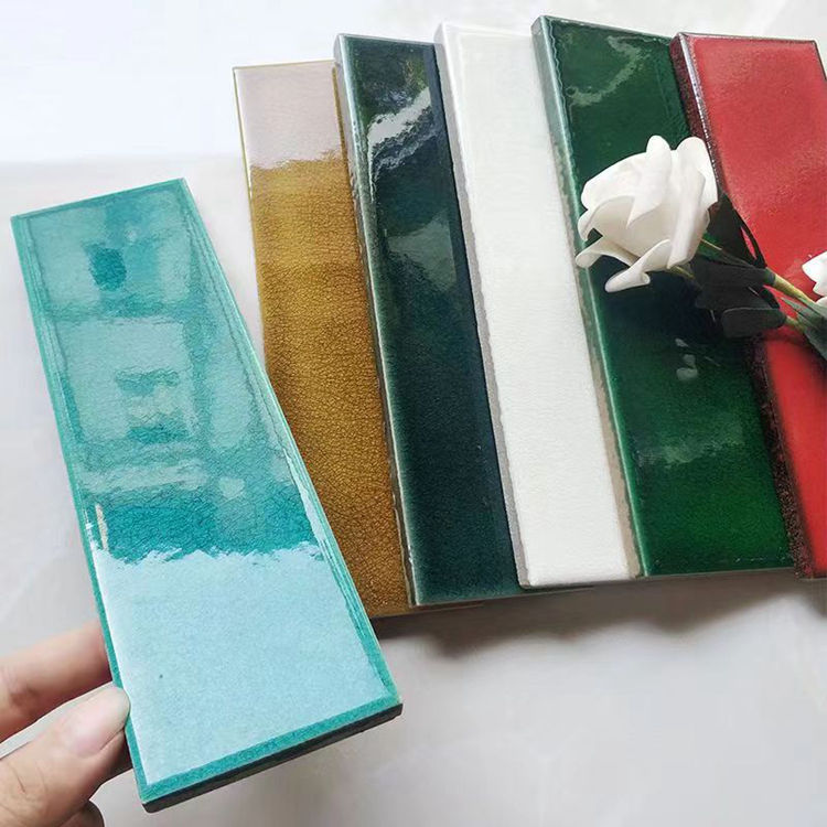 Gạch Ốp Tường Phòng Tắm Bếp Men Rạn Nứt Nghệ Thuật Hiện Đại Bóng 60*200mm