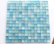 Gạch Mosaic Kính Xanh Hồ Bơi và Đá Cẩm Thạch Trang Trí Nhà