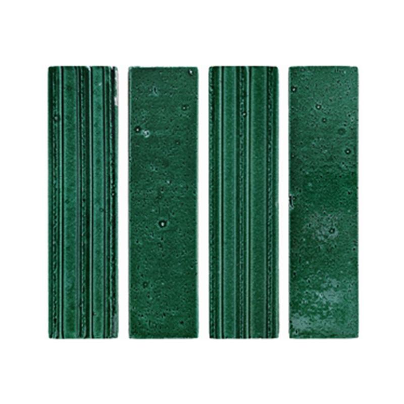 Gạch Tùy Chỉnh Thủ Công Sản Xuất Tại Xưởng 60*240mm Gạch Ốp Tường Bếp và Phòng Tắm Tường Nền Nội Thất Xanh Lục Lam Quán Bar Nhà Hàng Màu Trắng