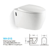 Giá Tốt Nhất Bồn Cầu Gốm Sứ Treo Tường Két Nước Âm Thiết Kế Phương Tây Mới Nhất