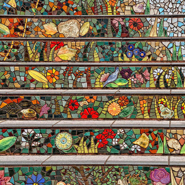 Gạch Mosaic Kính Hồ Bơi 1x1 Trang Trí Hồ Bơi Cấp Cao