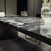 Mặt bàn bếp đá cẩm thạch tự nhiên Calacatta tùy chỉnh, đáng tiền, kèm nội thất