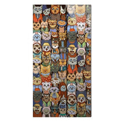 Gạch Ốp Tường Lớn Tùy Chỉnh Cho Phòng Tắm Chống Mài Mòn Men Mờ Hình Nền Anime Dễ Thương Thiết Kế Nghệ Thuật Cá Nhân Hóa Cho Khu Vực Khô Ráo