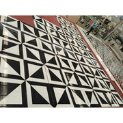 SH STONE Gạch Mosaic Đá Cẩm Thạch Đen Trắng Tự Nhiên Đánh Bóng, Dùng Cho Ốp Tường Bếp, Lát Sàn và Tường Phòng Tắm