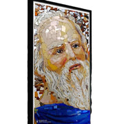 Tranh khảm mảnh nhỏ thủ công trang trí hành lang phòng khách hiện đại sang trọng