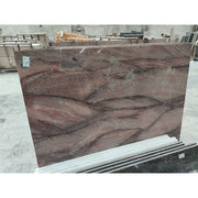 Đá Quartzite tinh thể đỏ ốp tường đánh bóng tự nhiên trang trí