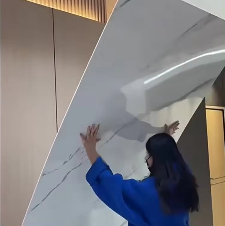 Tấm ốp tường PVC vân đá UV bóng dùng trong nhà 2800*1220mm