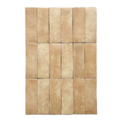 Gạch Zellige Đất Sét Ma-rốc Thủ Công 2x6 Inch, Tùy Chỉnh Từ Nhà Máy, Trang Trí Tường Khách Sạn Biệt Thự Phong Cách Nghệ Thuật Cổ Điển