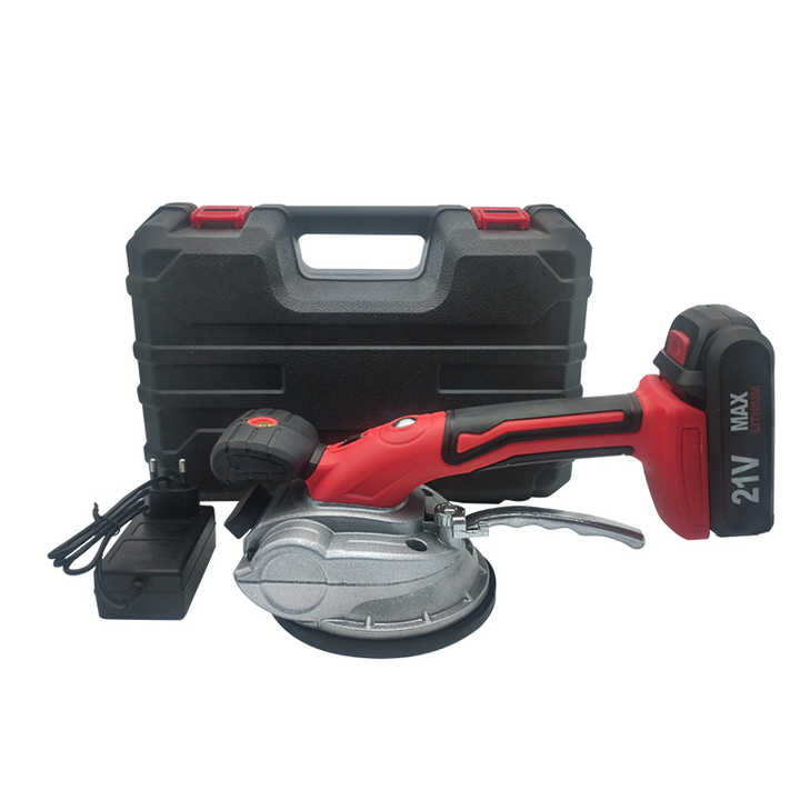 Máy lát gạch tự động cân bằng rung 21V không dây chuyên nghiệp