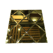 Gạch Mosaic Kính Nghệ Thuật Gương Dùng Cho Tường Phòng Khách