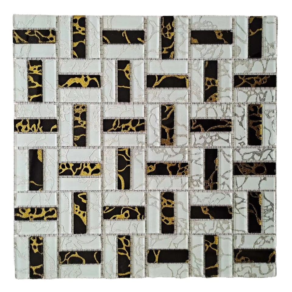 Gạch Kính Mosaic Pha Lê Chất Lượng Cao, Mosaic Thủy Tinh Dùng cho Phòng Tắm