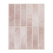 JORUNNS 10*7.9inch Tấm dán tường bóc dán, Trang trí nhà cửa, Giấy dán tường 3D, Tấm ốp tường nan