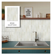 JORUNNS DIY Trang trí nhà cửa Gạch mosaic dán tường Vinal