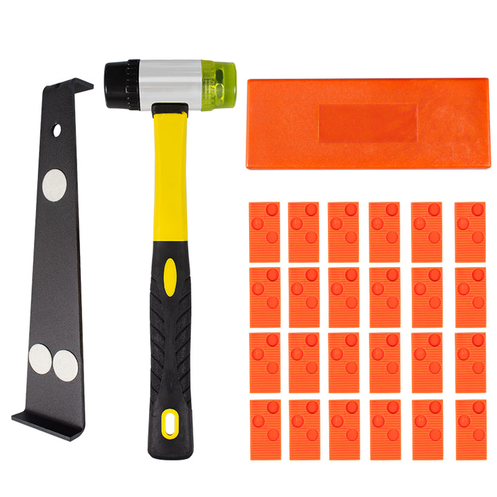 Bộ dụng cụ lắp đặt sàn gỗ 43 món hiện đại chuyên nghiệp, đầu búa 40mm