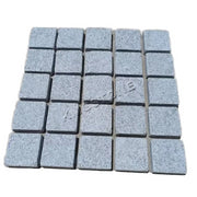 Sỉ Đá Lát Cuội Đen Tự Nhiên, Gạch Khối Vuông Mài Bo Cạnh Thiết Kế Hiện Đại, Gạch Khối Đá Granit Lát Đường Lái Xe Ngoài Trời