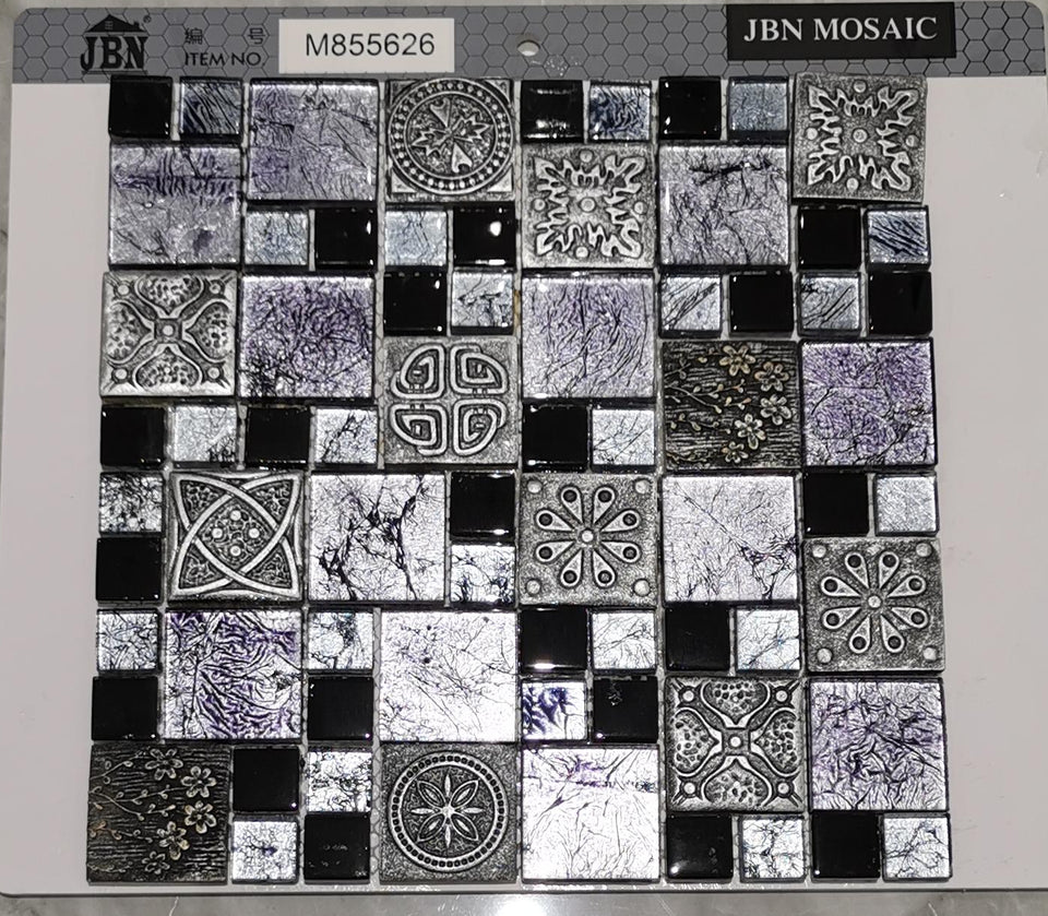 Gạch Mosaic Gốm Sứ Thủy Tinh Phong Cách Hiện Đại Dùng Để Trang Trí Sàn Ngoài Trời, Tường & Phòng Tắm Cho Các Dự Án Khách Sạn, Hồ Bơi