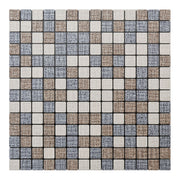 Gạch Mosaic Nhôm Tự Dán Dễ Tự Làm Hình Vuông Mini Phối Màu Trang Trí Tường Nội Thất Phòng Vệ Sinh