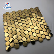 Gạch Mosaic Trang trí Kính Vàng, Kim loại, Gốm và Đá