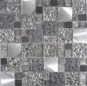 Gạch mosaic kính vát tường phòng tắm chất lượng cao tùy chỉnh