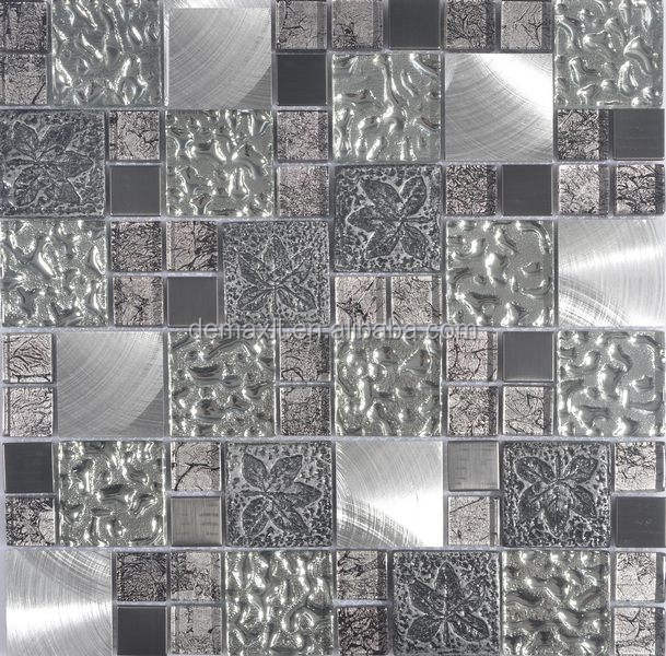 Gạch mosaic kính vát tường phòng tắm chất lượng cao tùy chỉnh