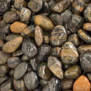 Đá Sỏi Cuội Sọc Tự Nhiên Đánh Bóng Cao Cấp Thiết Kế Hiện Đại Dùng Cho Sân Vườn Ngoài Trời Và Trang Trí Công Viên Ngoại Thất