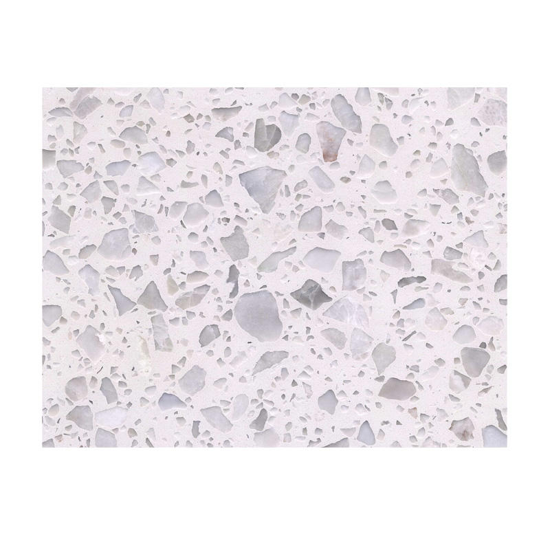 Gạch Lát Nền Terrazzo Trắng Hiện Đại Cho Dự Án Thương Mại