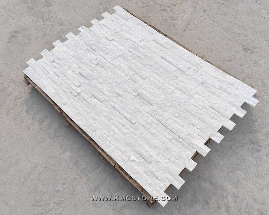 Tấm ốp đá Quartzite trắng tinh khiết hiện đại thiết kế Châu Âu