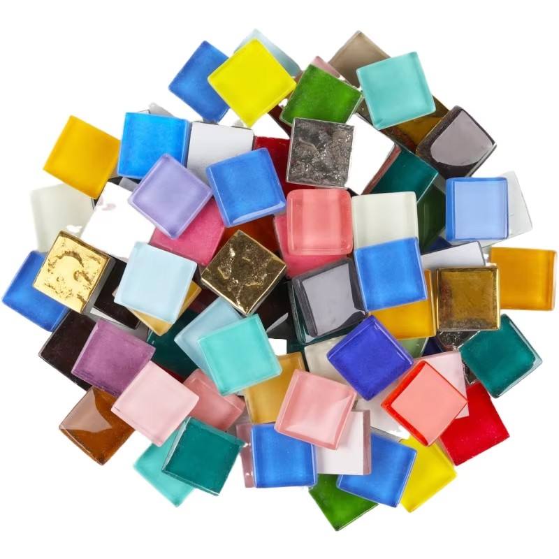 Gạch Mosaic Kính Pha Lê 1.5cm Hiện Đại