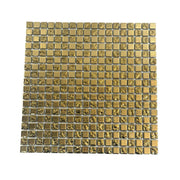 Sỉ nhà máy Gạch Mosaic Thủy Tinh Ốp Tường Trang Trí Họa Tiết Tranh Tường Mạ Điện Vàng Bóng dùng cho Trang Trí Tường Bếp