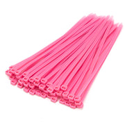 Dây buộc cáp tự khóa nilon 66 màu hồng giảm giá tốt 7.6*400mm nhựa chống tia cực tím PA66