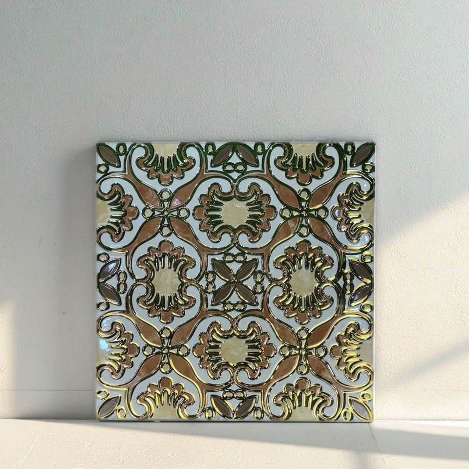 Gạch Porcelain Tráng Men Đen 300x300mm Độ Bóng Cao Chống Trượt Dùng Lát Sàn Bếp/Phòng Tắm/Ban Công Trong Nhà Ngoài Trời Hạng Thương Mại